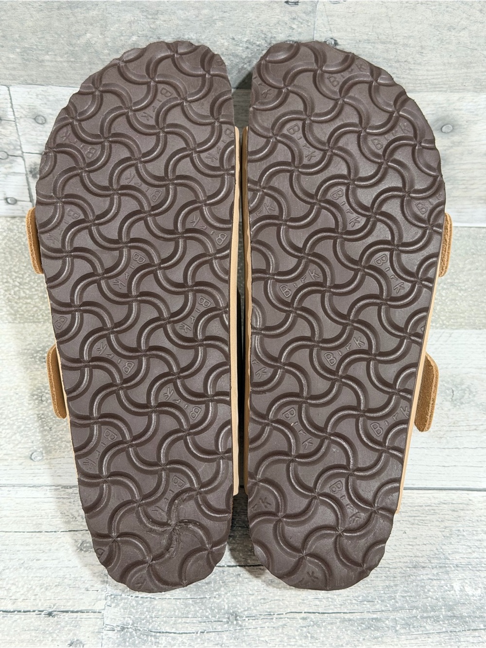 BIRKENSTOCK ARIZONA BIG BUCKLE SLIDE SANDALS SANDCASTLE SIZE - 7-7.5.US/38.EU - Picture 7 of 7